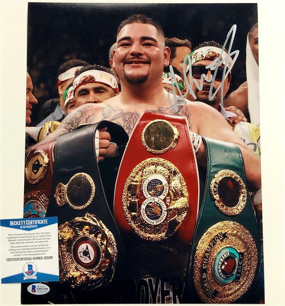 Andy Ruiz Jr autograph signed 11x14 Photo Poster painting vs Anthony Joshua #3 ~ Beckett BAS COA