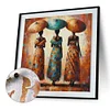 (US Only)Paint By Numbers Kit On Canvas DIY Oil Art African Woman Home Wall Decor 40x40cm