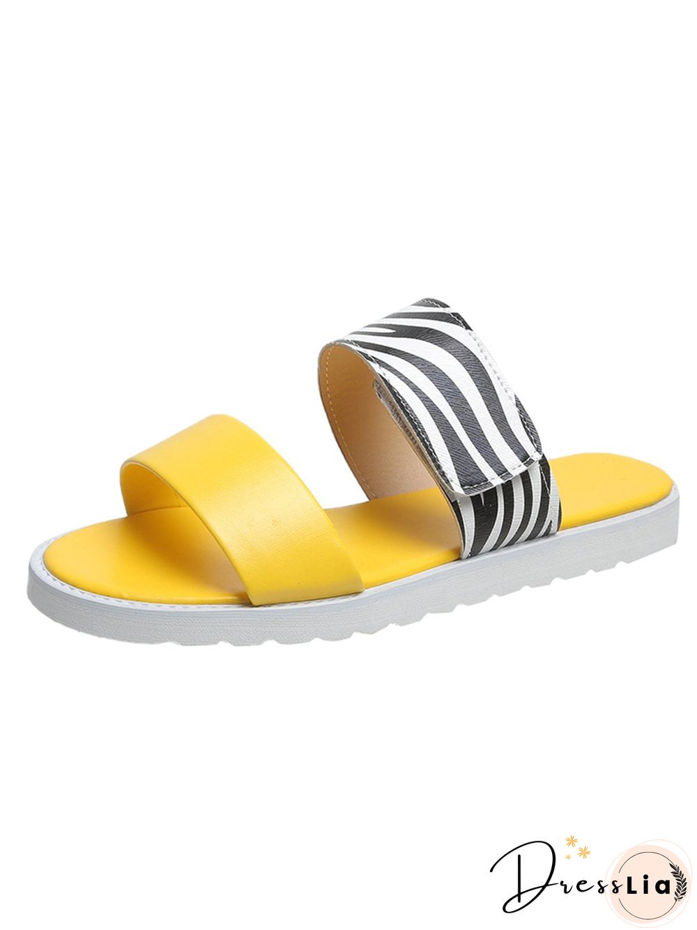 Leopard Print Snake Print Zebra Print Cow Print Strap Casual Slippers
