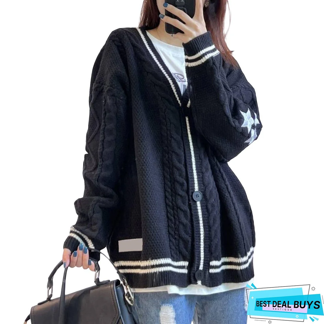 Long Sleeve Knitted Cardigan