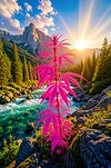 Luxury AB Velvet Diamond Painting Kit - Landscape