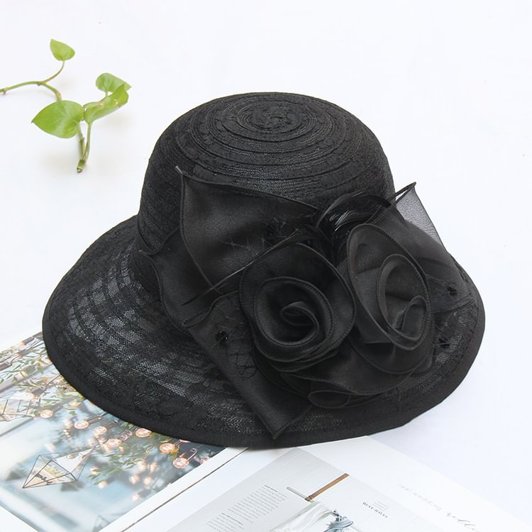 Elegant Floral Dome Hat