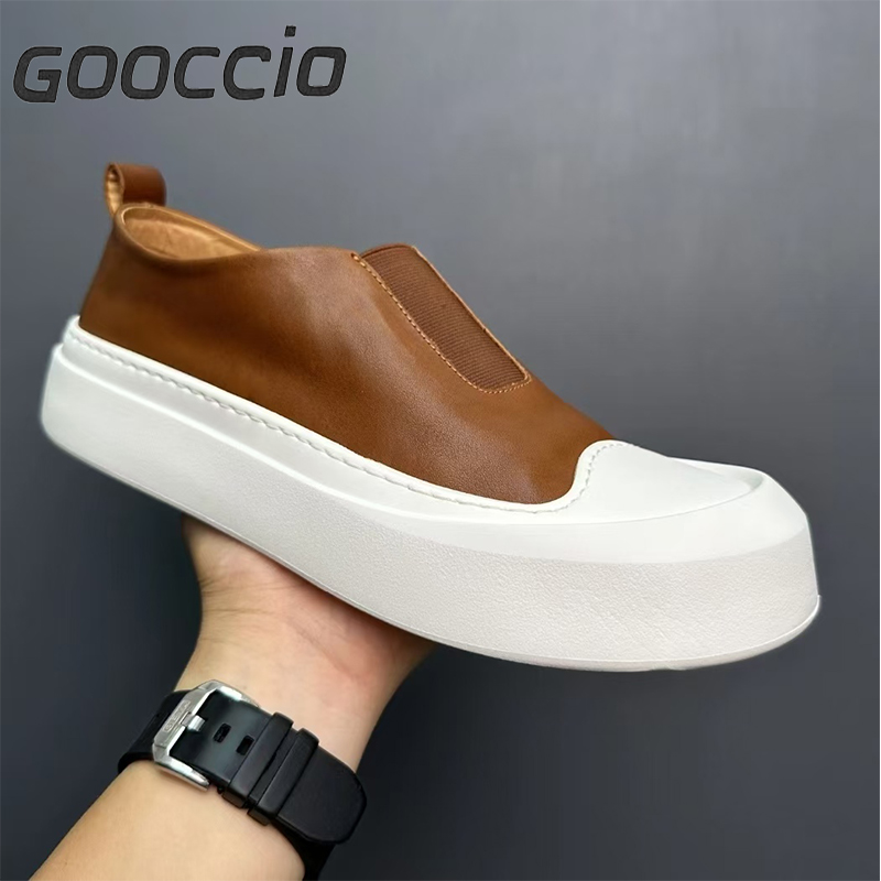 BC185 Cowhide Casual Shoes/Loafer Shoes For Men  GOOCCIO   