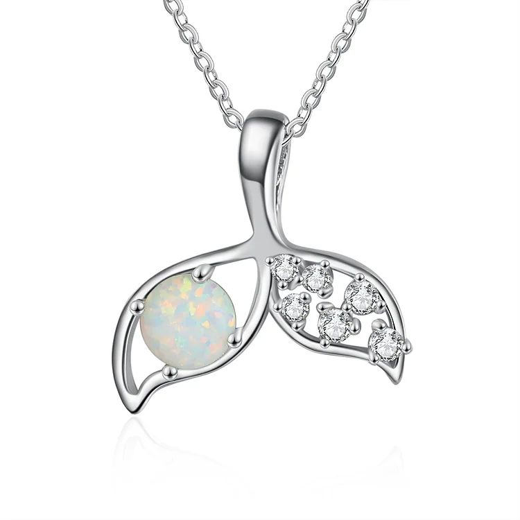 Fishtail Pendant Necklace for Women