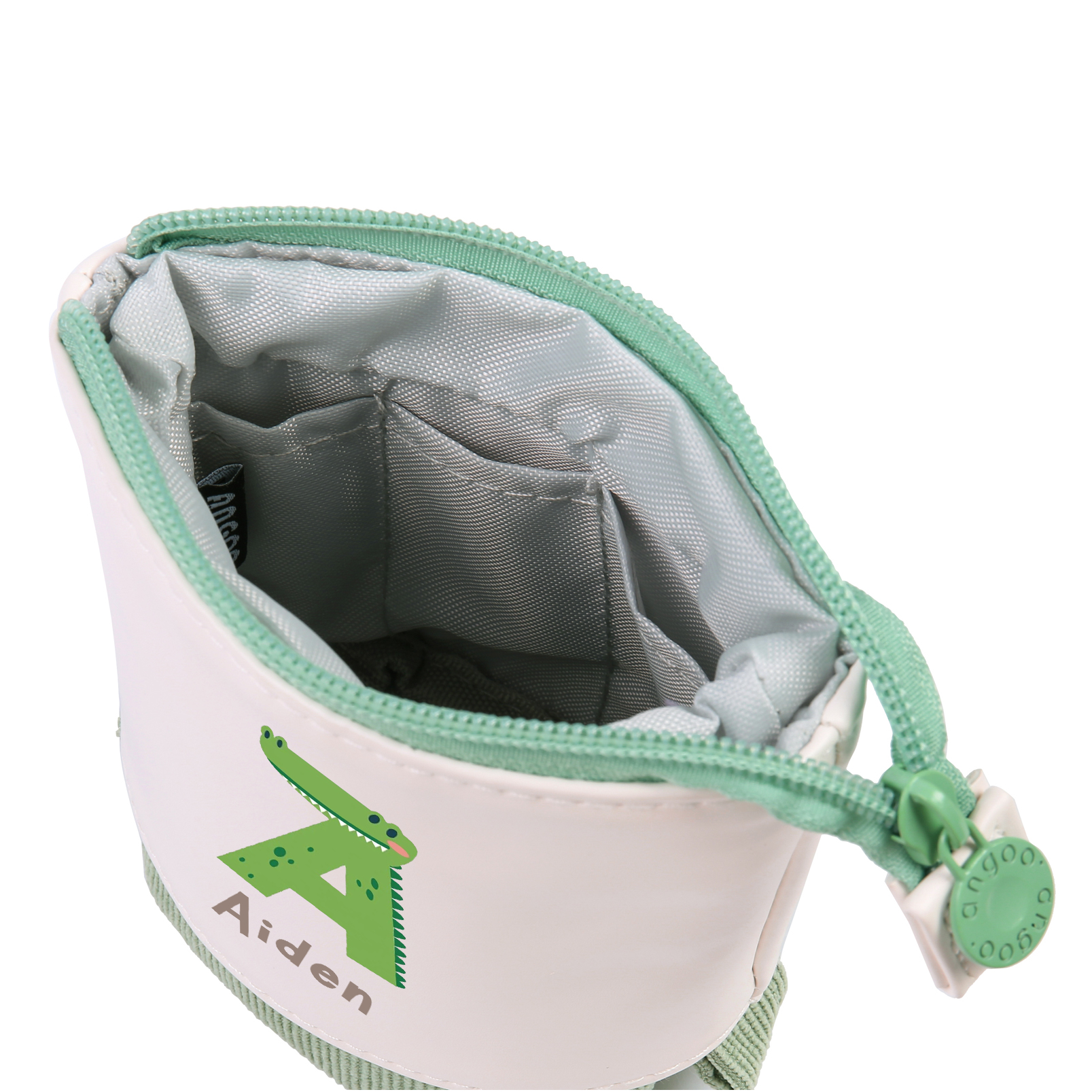 Personalised Pencil Case Custom Name & Letter Animals Pen Pouch Back To School Gift for Kids-Jessemade AU