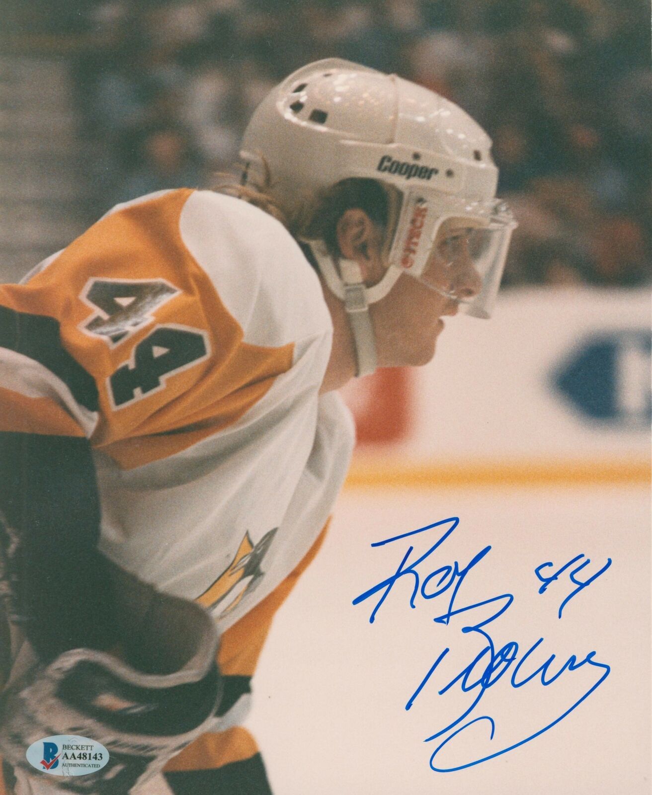 Penguins Rob Brown Authentic Signed 8x10 Photo Poster painting Autographed BAS #AA48143