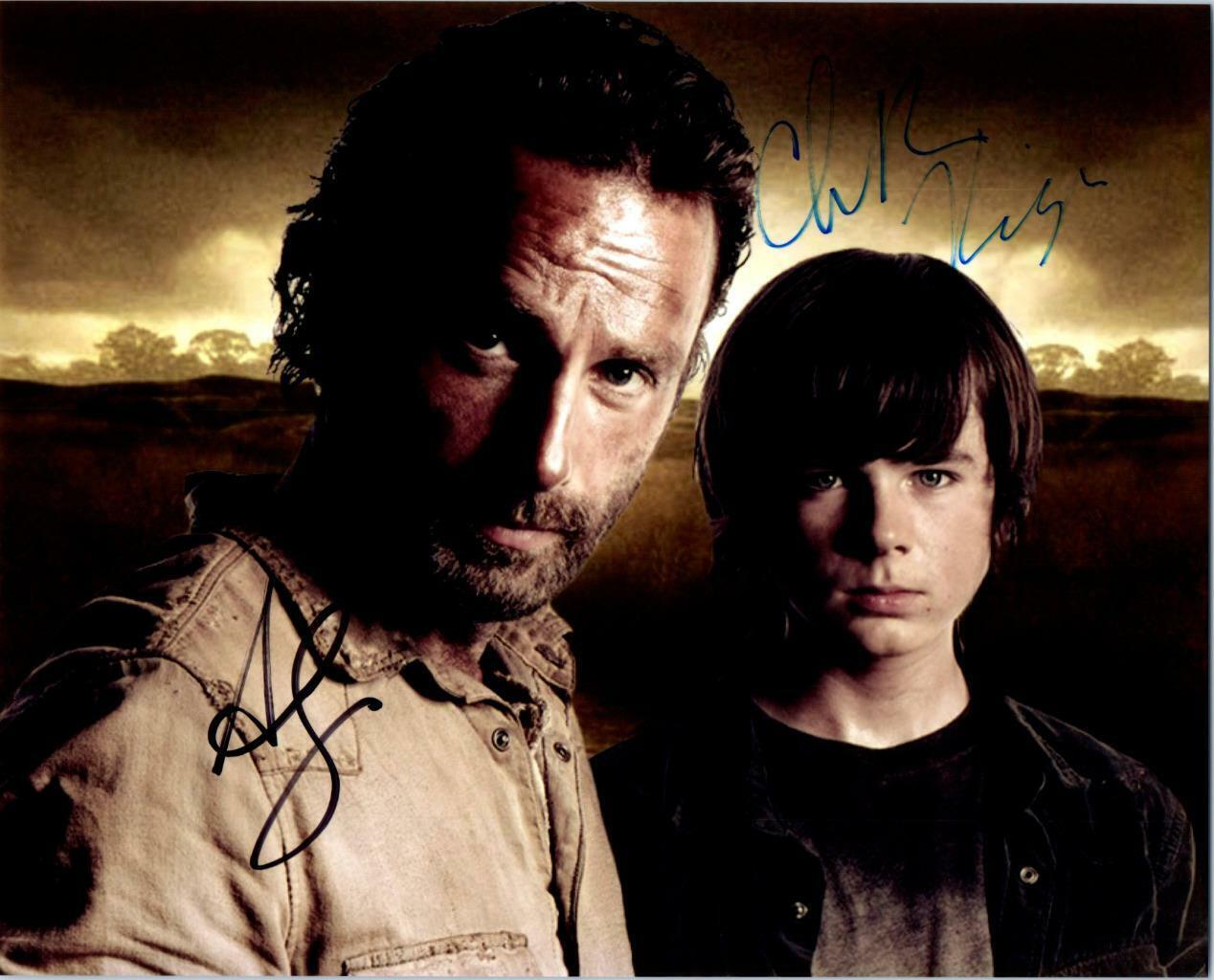 Chandler Riggs Lincoln autographed 8x10 Photo Poster painting signed Picture Very Nice and COA