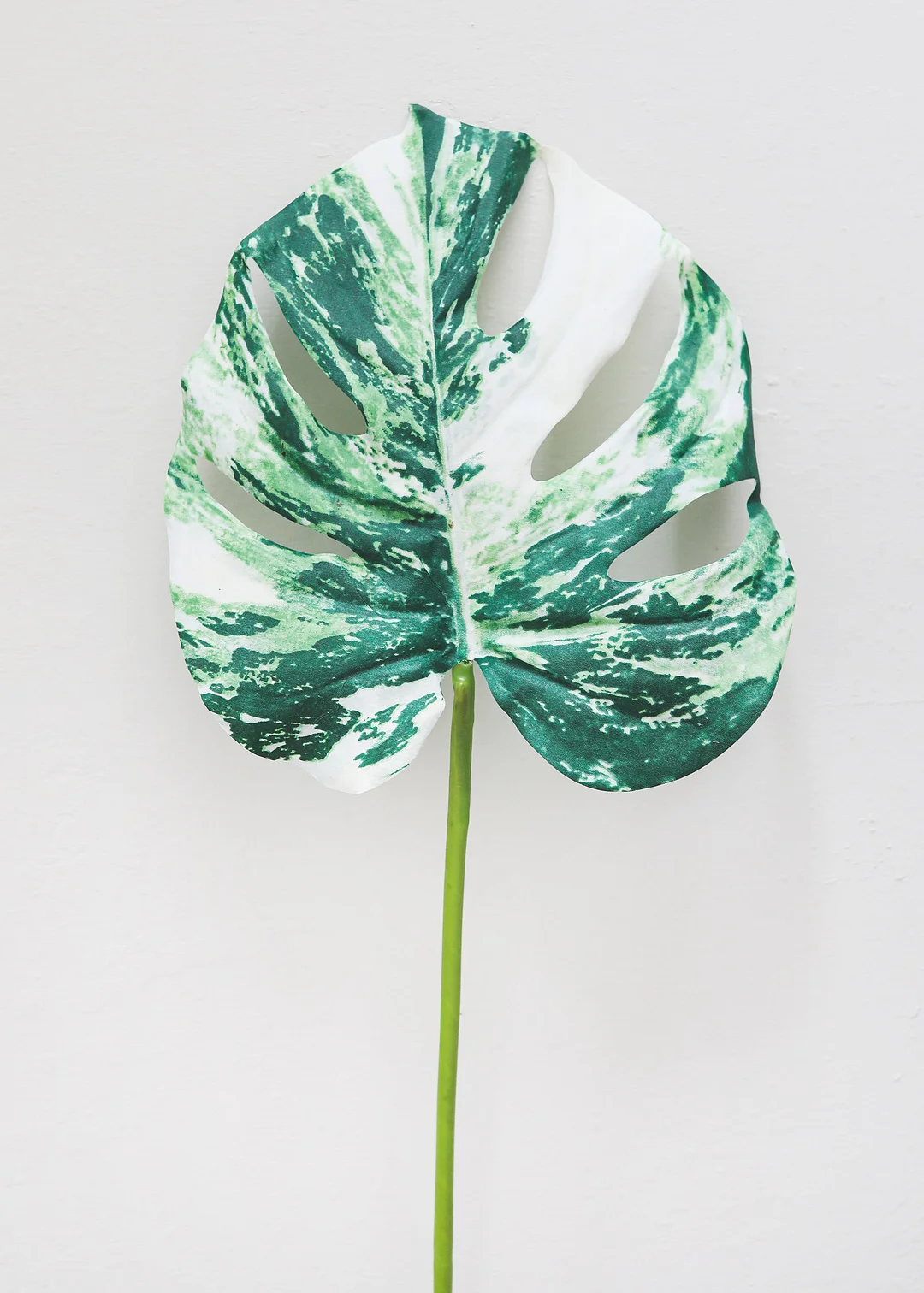 Artificial Variegated Monstera Leaves - 27-29"