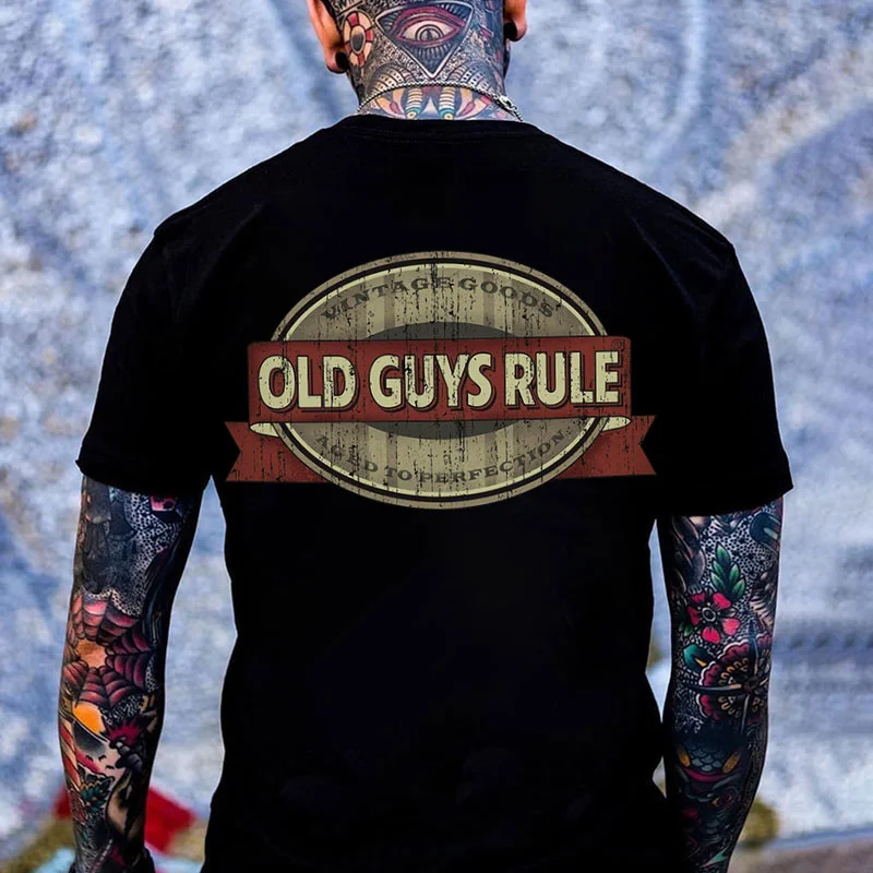 OLD GUYS RULE Print Men's T-shirt
