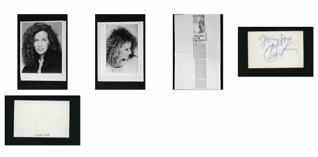 Carole King - Signed Autograph and Headshot Photo Poster painting set - singer