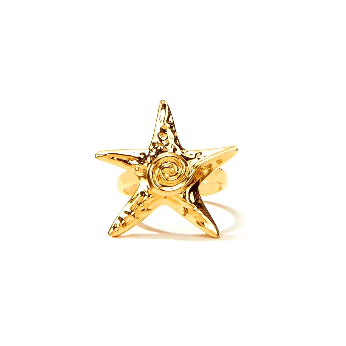 Gold Starfish Ring