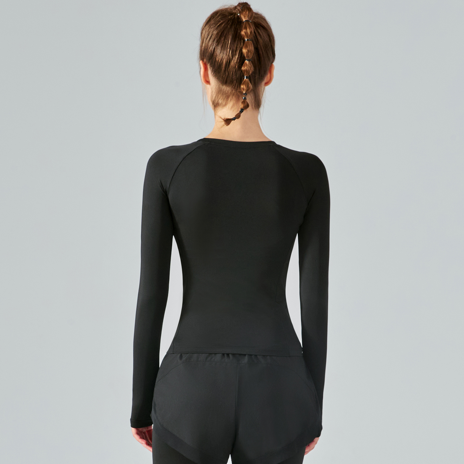Different types of raglan sleeve thin dri-fit sports workout gym t shirt with thumb holes online shopping on Hergymclothing