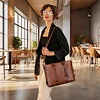 Damen Handtasche Leder Henkeltasche Top Griff Tasche Vintage Weiches Umh&auml;ngetasche Schultertasche f&uuml;r Frauen