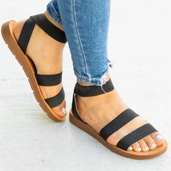 Women Casual Slip On Flats Sandals