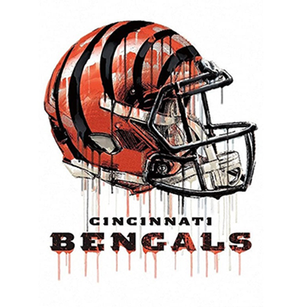 Cincinnati Tigers Football Team 40*40CM(Canvas) Full Round Drill Diamond Painting gbfke