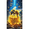 Bee - Diamond Painting - Full Round Drill40* (Canvas|40*70cm)