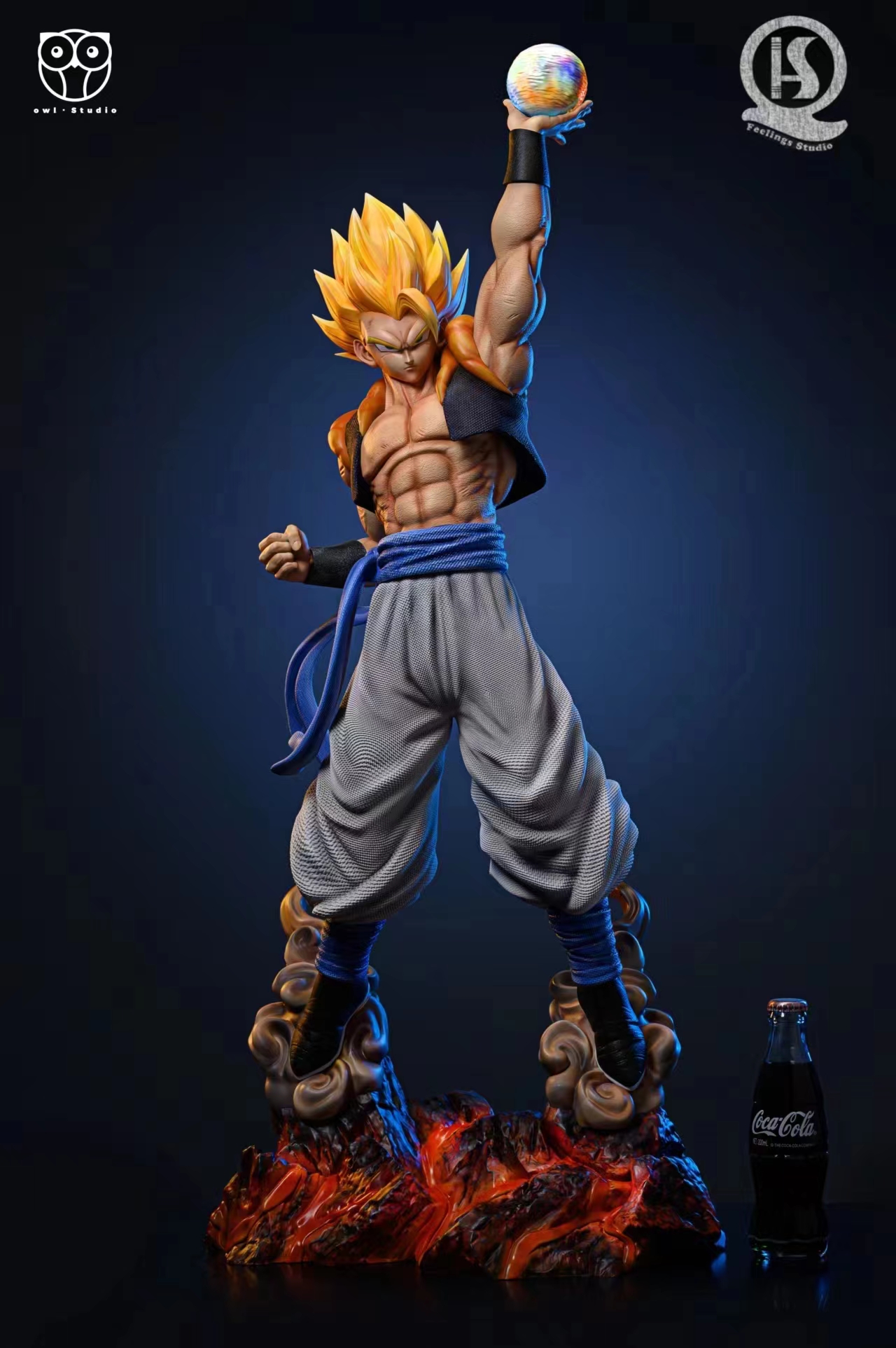 PRE-ORDER Owl & QHS Feelings Studio DRAGON BALL Gogeta 1/4 & 1/3 Scale Statue(GK)