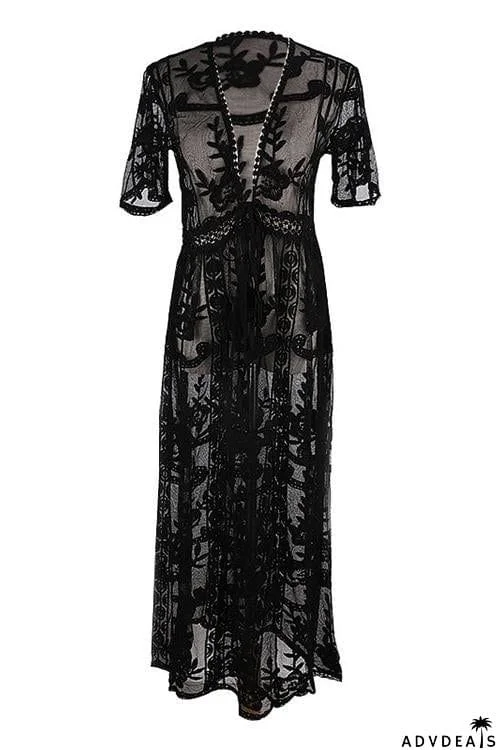 See Though Lace Cardigan