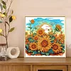 DIY Partial Special Shaped Drill Diamond Painting-Sunflower
