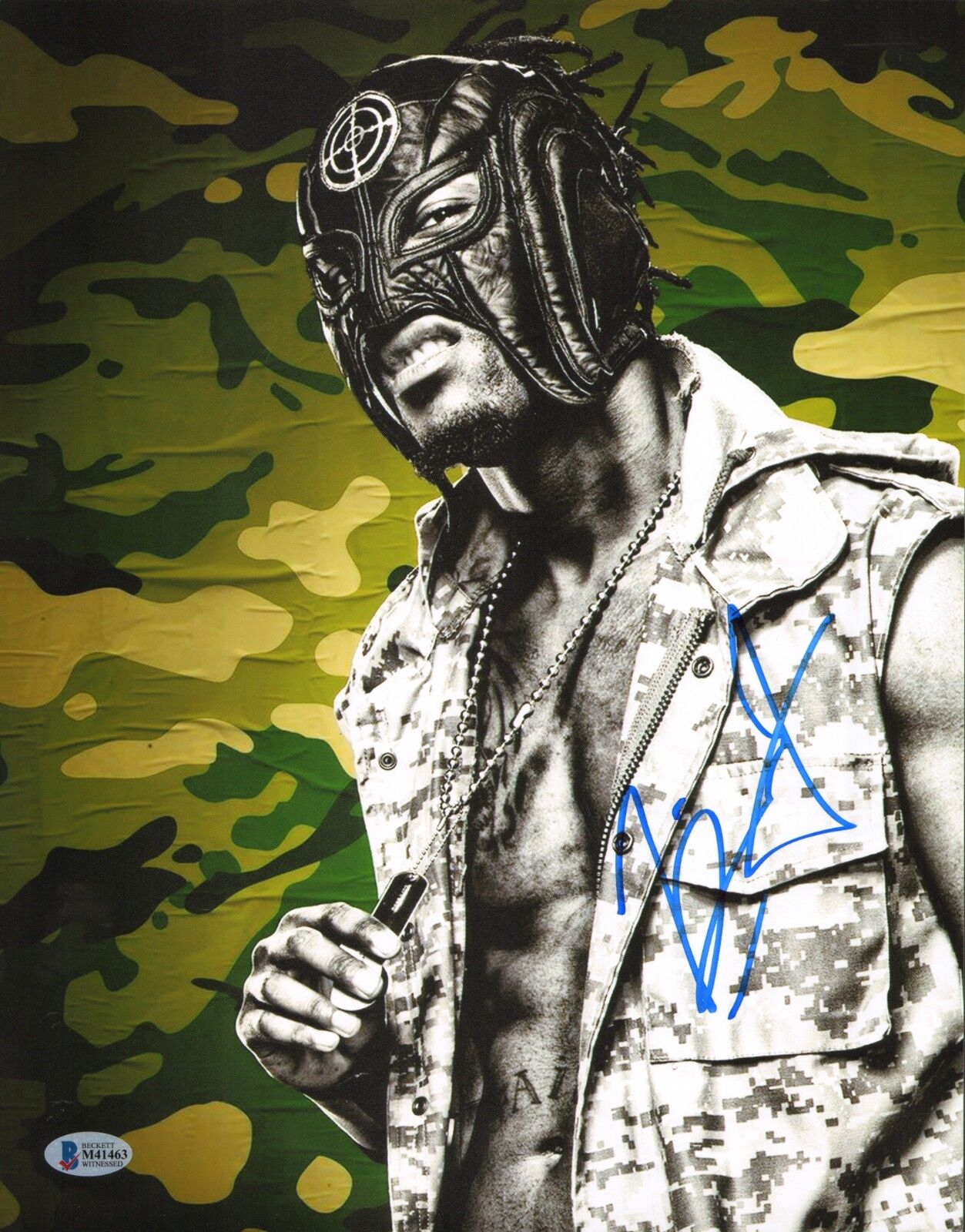 Killshot Signed 11x14 Photo Poster painting BAS COA Lucha Underground Shane Strickland WWE NXT 6