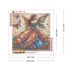 Butterfly fairy-full round diamond painting-40*40cm
