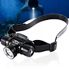 APLOS HP900 Diving Headlamp Rechargeable - 3000 Lumen Super Bright Scuba Dive Flashlight, Swimming Headlight IP68 Waterproof Professional Underwater Headlight 5 Modes for Snorkeling Caving APLOS Dive Light Official