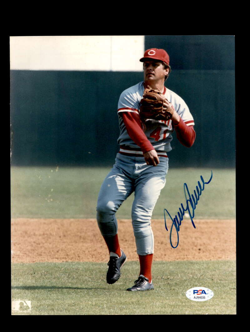 Tom Seaver PSA DNA Coa Signed 8x10 Photo Poster painting Reds Autograph