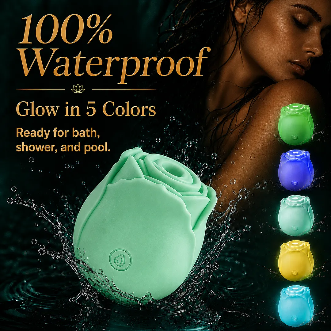 MintGlow - Luminous Original Rose Suction Toy