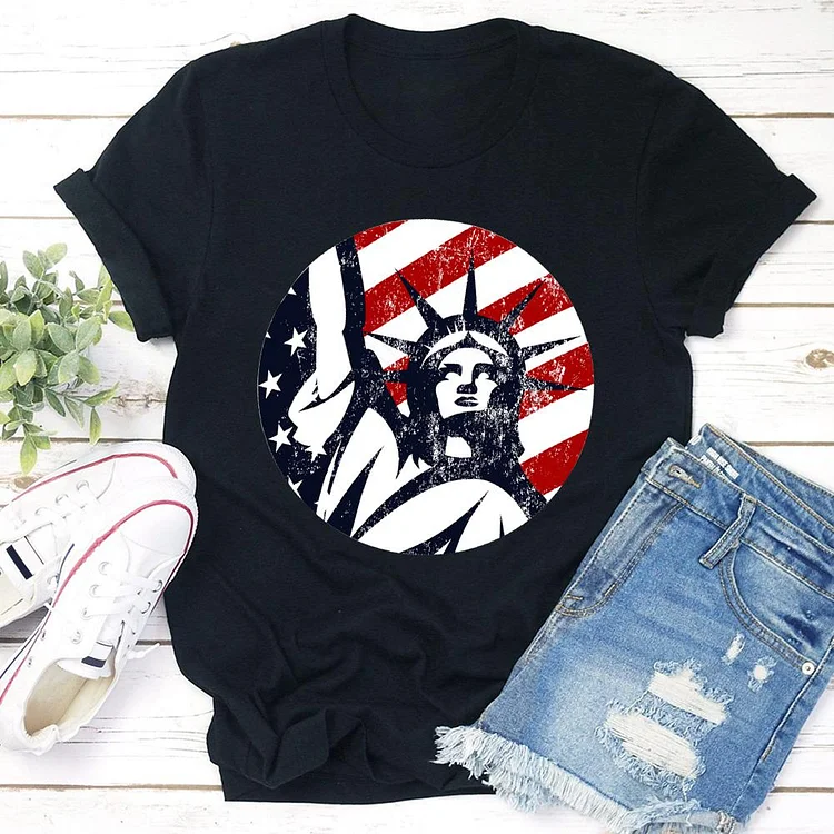 statue of Liberty independence Day  T-shirt Tee - 02013