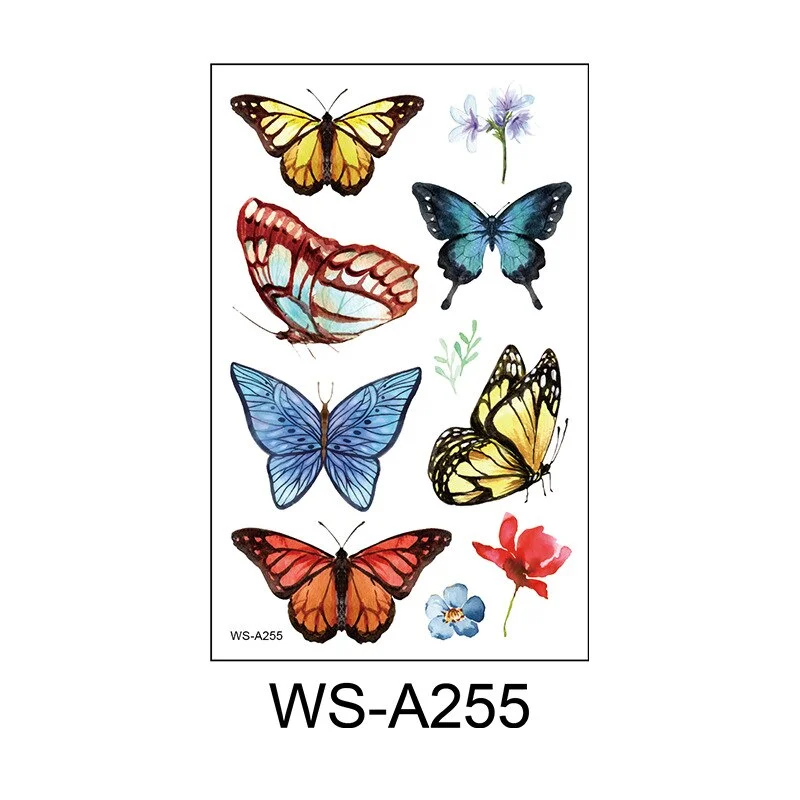 Tattoo Stickers Butterfly Temporary Fake Tattoos Paste on Face Arm Leg for Children Body Art tattoo stickers