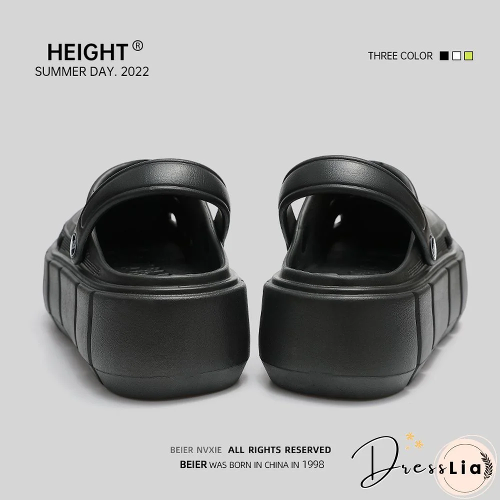 Platform Sandals Summer Women Slippers 6cm Wedges Sandals Outdoor Clogs Thick Street Beach Slide Flip Flops Garden Shoes