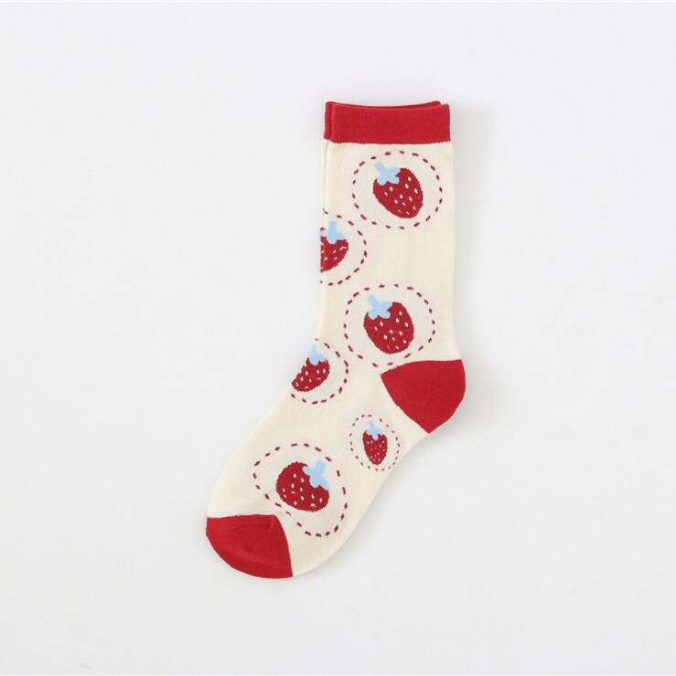 Sweet Strawberry Socks 5 Pairs