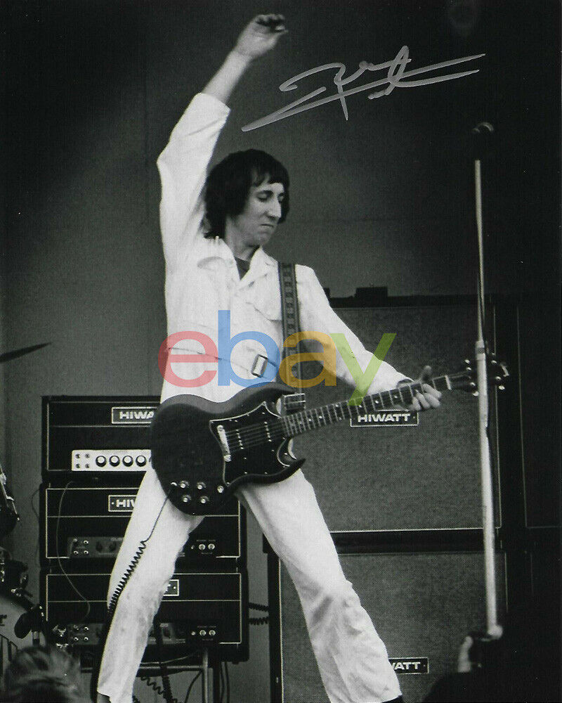 PETE TOWNSHEND 'The Who'  Autographed 8 x 10 Signed Photo Poster painting reprint