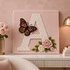 DIY Pearl Painting - Handmade Self - Adhesive Pearls - Alphabet