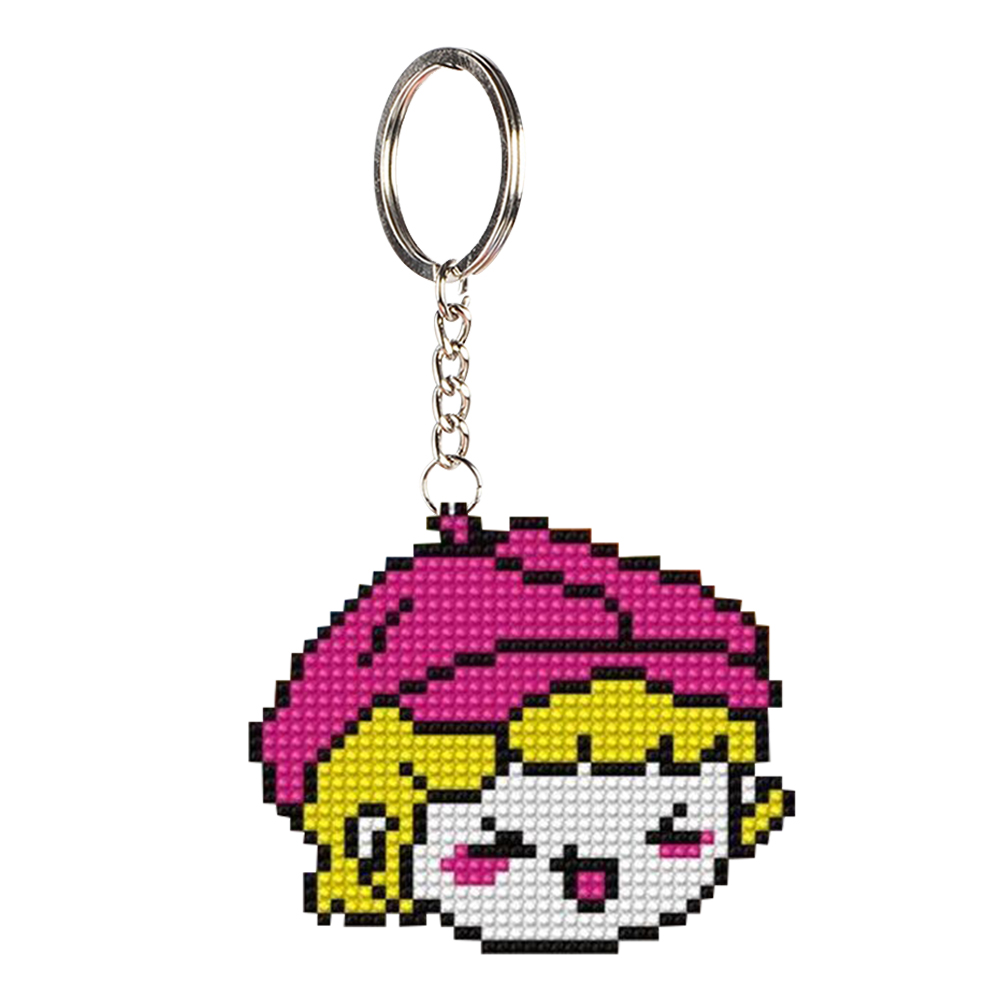 

Couple - Bead Embroidery - Keychain, 501 Original