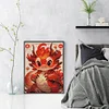 Dragon - 14CT Stamped Cross Stitch 32*43cm/12.6*16.93in