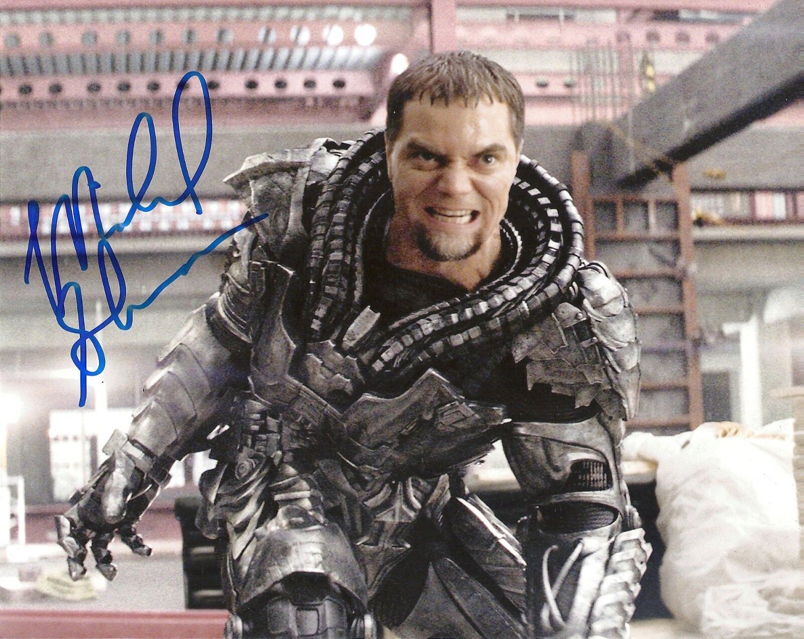 MICHAEL SHANNON 'MAN OF STEEL' GENERAL ZOD SIGNED 8X10 PICTURE 5 *COA