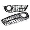 Car Front Bumper Fog Lamp Grille for Audi A5 Coupe/Sportback 2008 2009 2010 2011