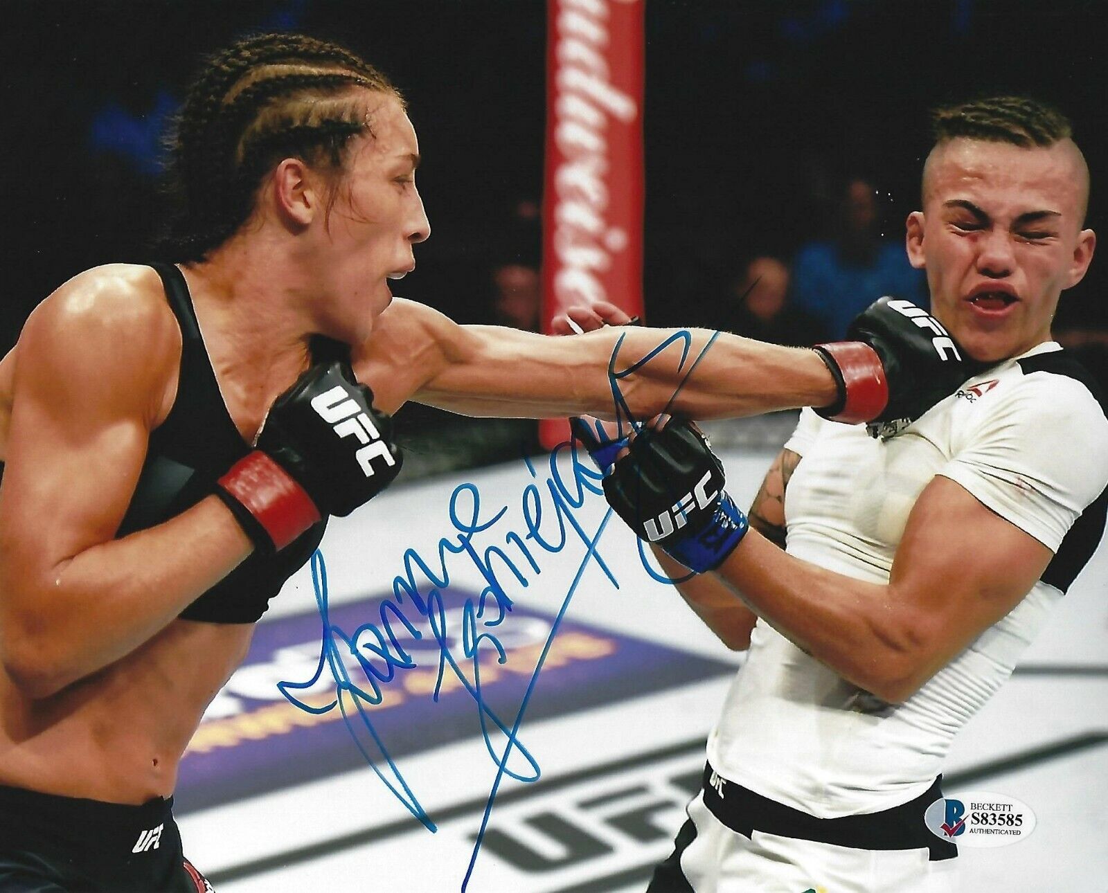 Joanna Jedrzejczyk Signed 8x10 Photo Poster painting BAS Beckett COA UFC 211 Picture Autograph 1