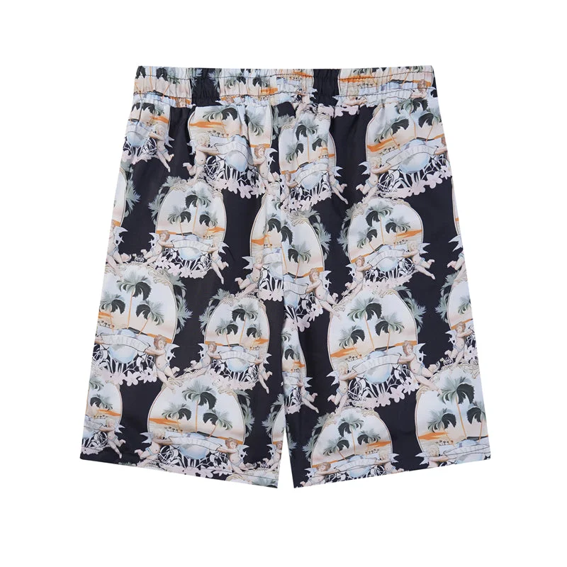 AMIRI 2023 new silk short-sleeved shirt