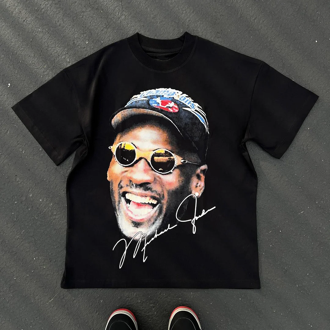 Street Sports Print T-shirt