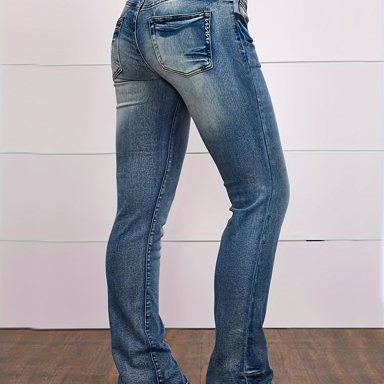 Women'S High-Stretch Split Straight-Leg Trousers