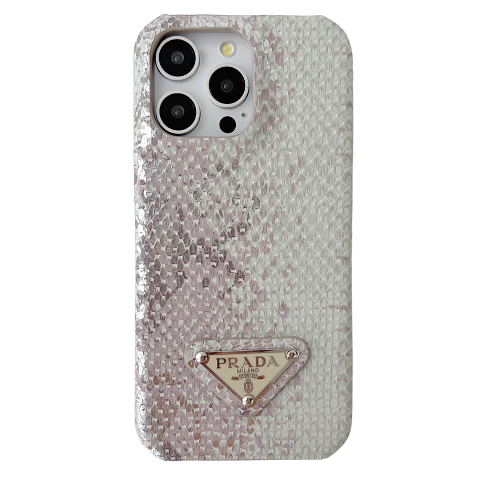 Prada Luxury Python PU Leather Apple iPhone and Samsung Galaxy Phone Case