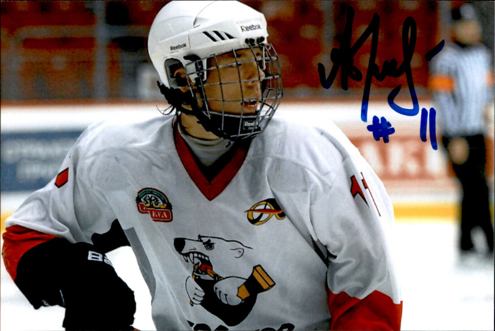 Vitali Abramov SIGNED 4x6 Photo Poster painting TRAKTOR CHELYABINSK / COLUMBUS BLUE JACKETS #2