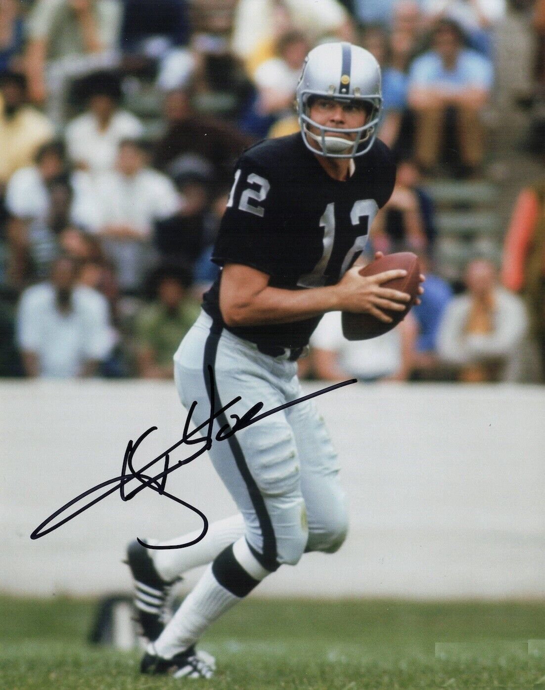 Ken Stabler Autographed Signed 8x10 Photo Poster painting ( HOF Raiders ) REPRINT