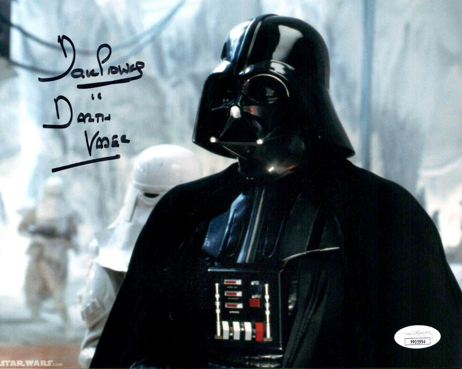 DAVID PROWSE Signed STAR WARS / DARTH VADER 8x10 Photo Poster painting with JSA COA