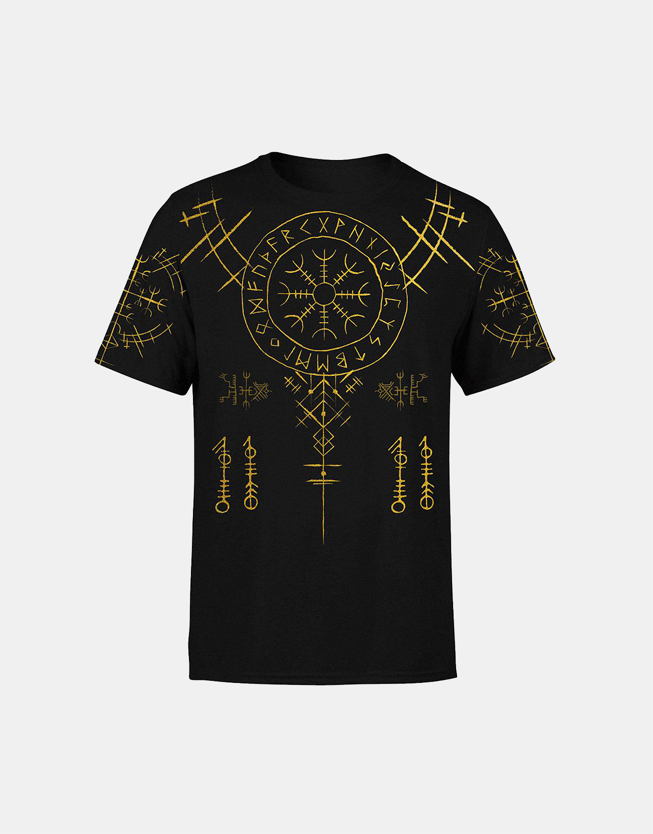 Viking 3D Print Graphic T-shirt / TECHWEAR CLUB / Techwear