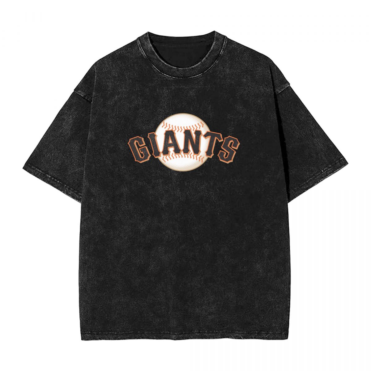 San Francisco Giants Logo Washed Oversized Vintage Men's T-Shirt