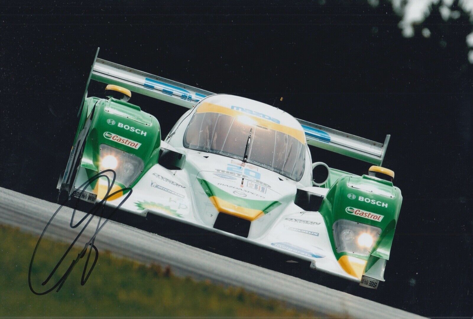 Guy Smith Hand Signed 12x8 Photo Poster painting Le Mans Autograph Mazda 5