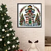 (40*40cm)Christmas Lighthouse - Full Round Drill Diamond Painting